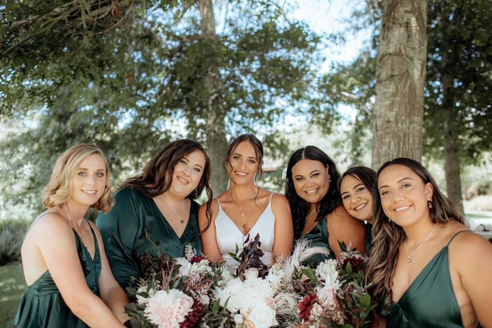 bridal party hair and makeup auckland team