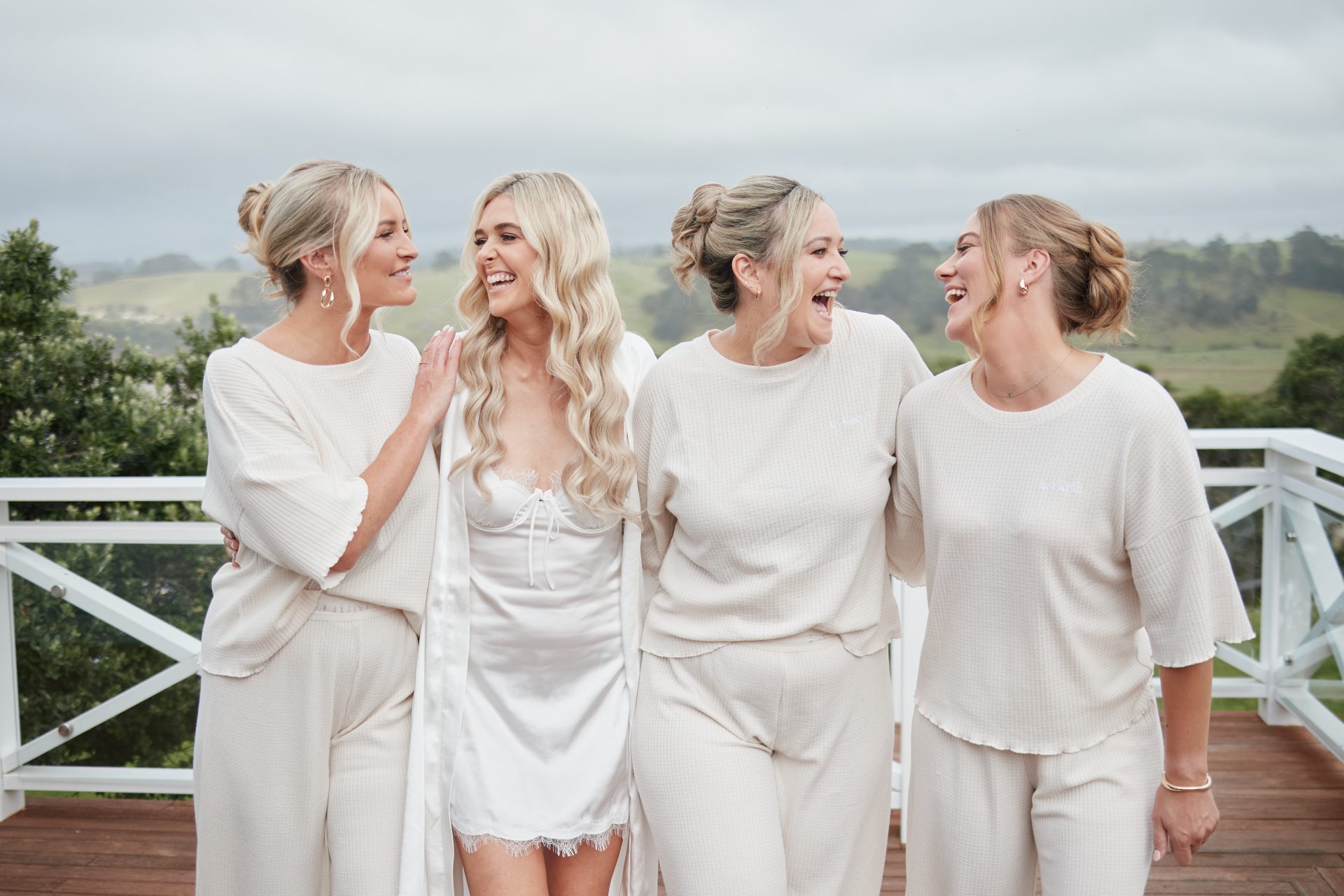 bridal party hair and makeup by bridal team auckland